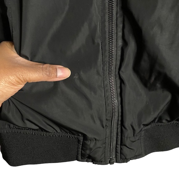 Only & Sons Men's Black Love x Loyalty Full Zip Bomber Jacket - Picture 13 of 13